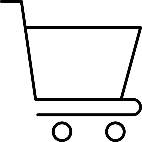 Buying Cart Shopping Icon — Vetor de Stock