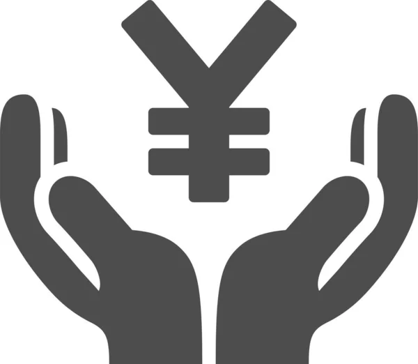 Dollar Hands Icon Vector Style Flat Iconic Symbol Royaltyfrie stock-vektorer