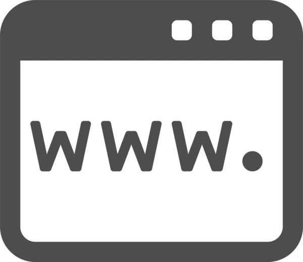 Ícone Web Para Website Ilustração Vetorial — Vetor de Stock