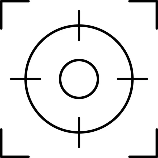 Zielfadenkreuz Symbol — Stockvektor