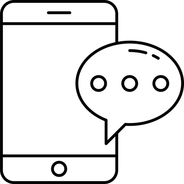 Bubble Speech Dialog Icon — Stockvektor