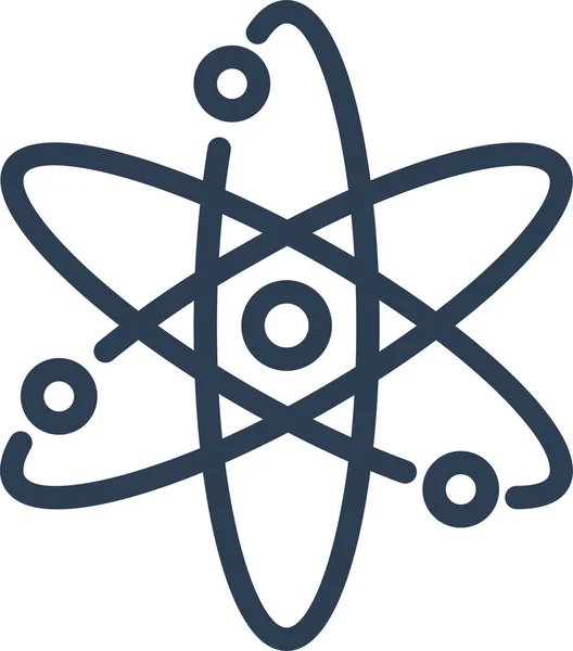 Ikona Chemii Atomowej — Wektor stockowy