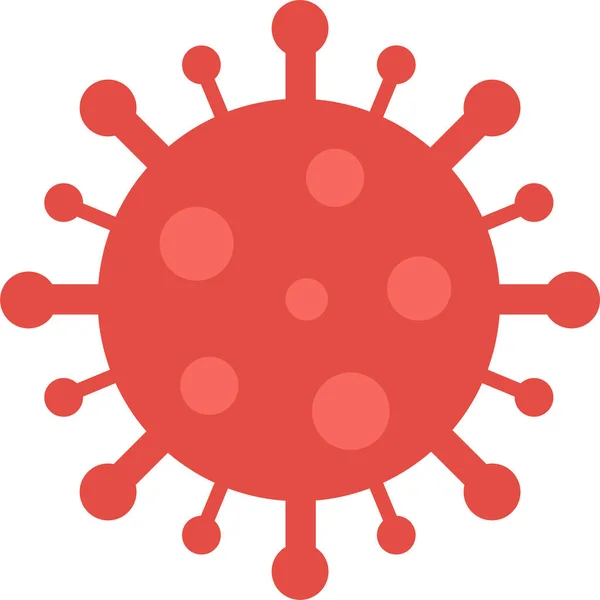 Ikona Covid Onemocnění Koronaviru — Stockový vektor