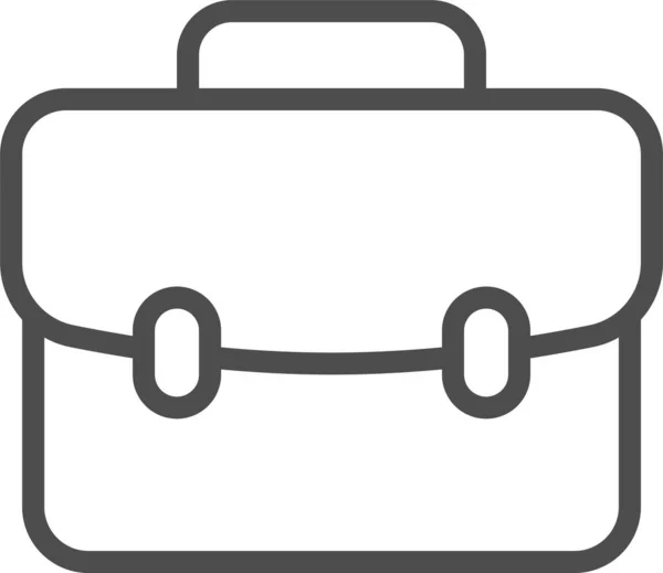 Briefcase Luggage Portfolio Icon Outline Style — Stock vektor