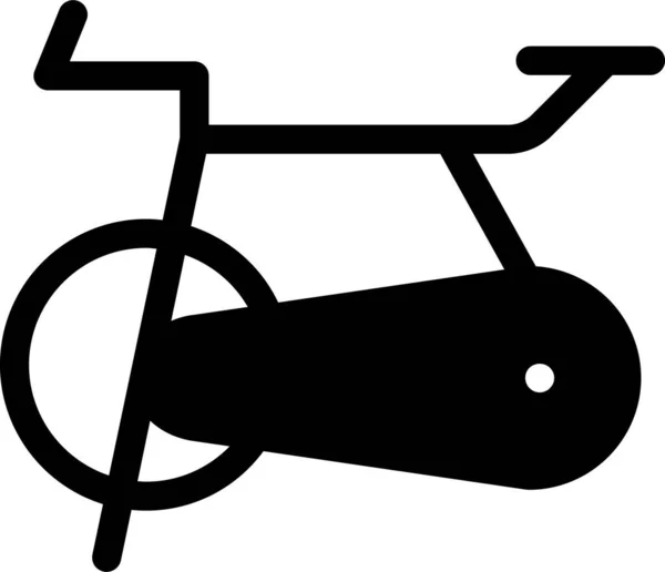 Bicicleta Icono Web Ilustración Simple — Archivo Imágenes Vectoriales