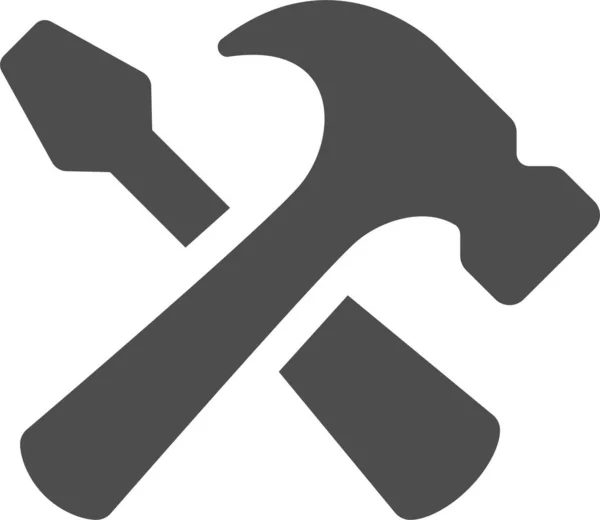 Tools Instruments Simple Style Flat Vector Icon — стоковый вектор