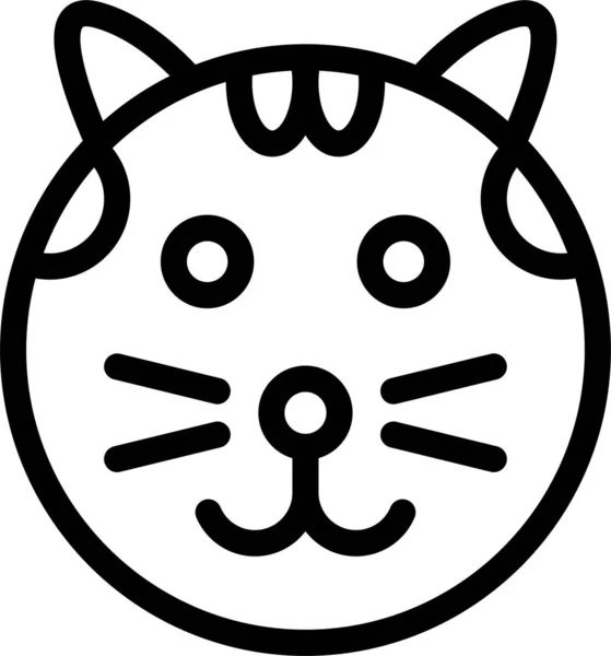 Animal Avatar Cat Icon Filled Outline Style Stock Vector by ©iconfinder  462135914