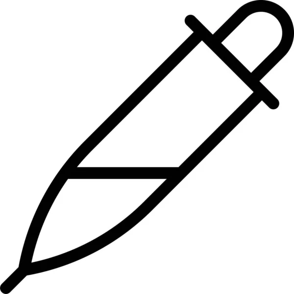 Stift Web Icon Vektor Illustration — Stockvektor