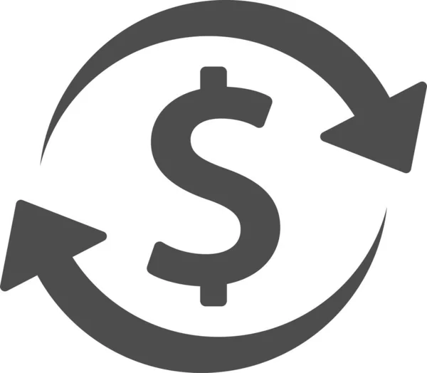 Icône Abstraite Vecteur Bancaire Affaires — Image vectorielle