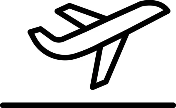 Іконка Польоту Літака Стилі Online — стоковий вектор