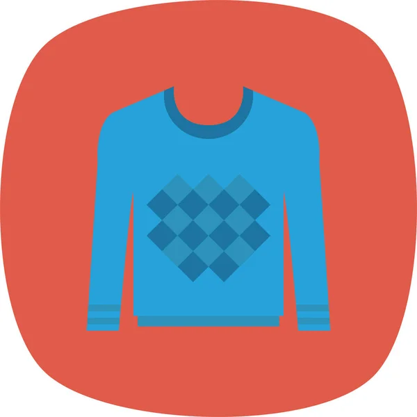Clothes Jersey Shirt Icon Badge Style — Stock vektor