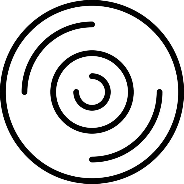 Disk Gadget Icon Outline Style — 图库矢量图片