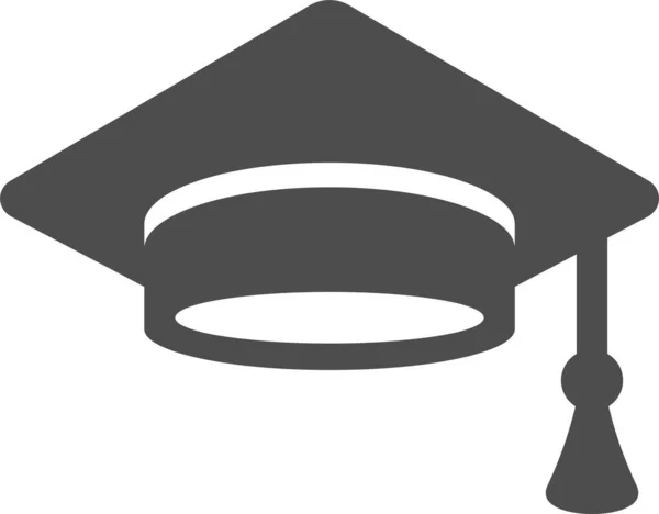 Ícone Pós Graduação Educação Universitária Estilo Sólido —  Vetores de Stock