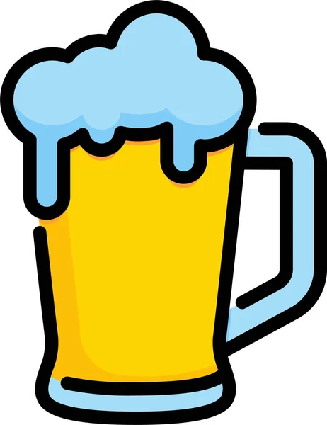 Εικονίδιο Μπύρας Μπαρ Αλκοόλ — Διανυσματικό Αρχείο