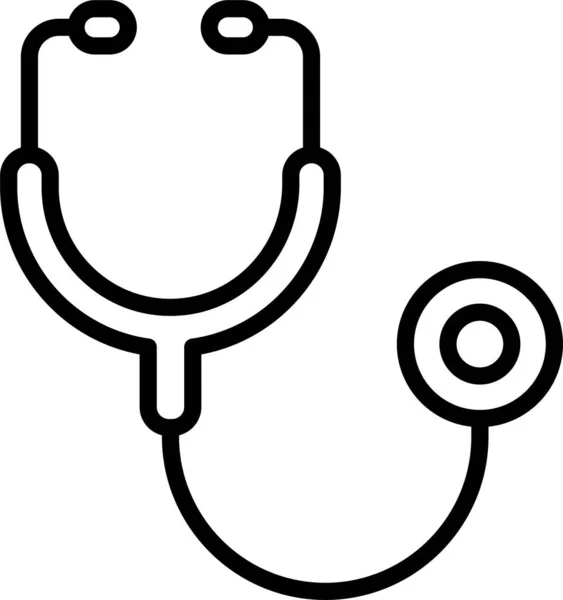 Ikon Medis Dokter Jantung - Stok Vektor