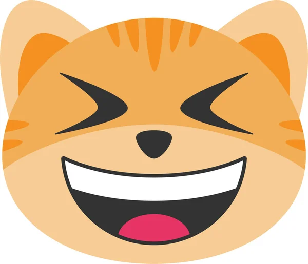 Ikona Emotikony Cat Emoji — Stockový vektor