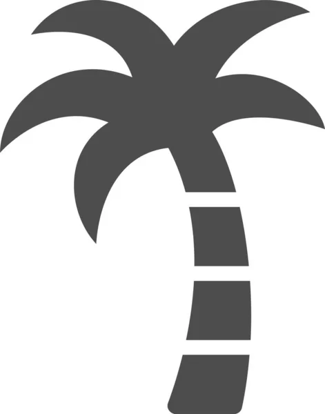 Palmeira Design Simples — Vetor de Stock