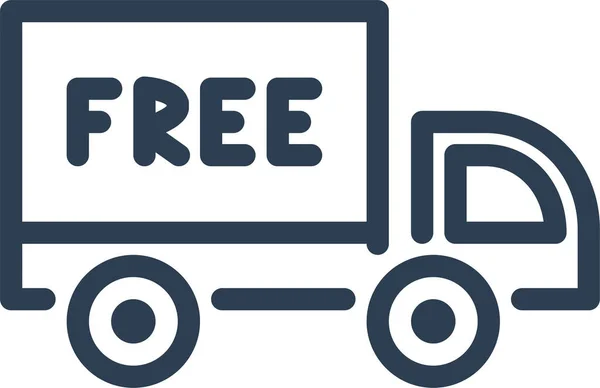 Delivery Free Shipment Icon —  Vetores de Stock