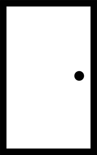 Піктограма Виходу Входу Дверей Стилі Контур — стоковий вектор