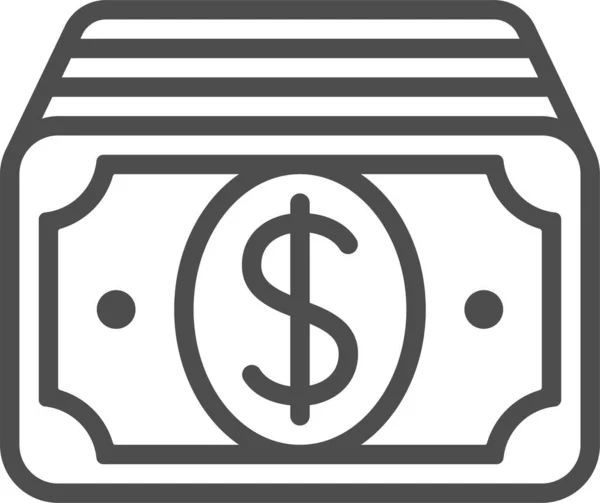 Δολάριο Εικονίδιο Φορέα Μετρητών Στυλ Είναι Δίχρωμο Επίπεδο Σύμβολο Μπλε — Διανυσματικό Αρχείο