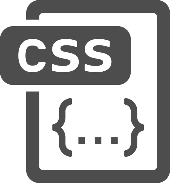 Css Επιχειρήσεων Και Των Οικονομικών Εικονίδιο Εικονογράφηση Διανύσματος — Διανυσματικό Αρχείο