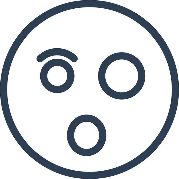 Avatar Emoticon Emotion Ikon — Stock vektor