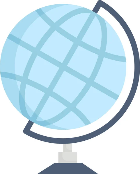 Education Global Globe Icon — Vettoriale Stock