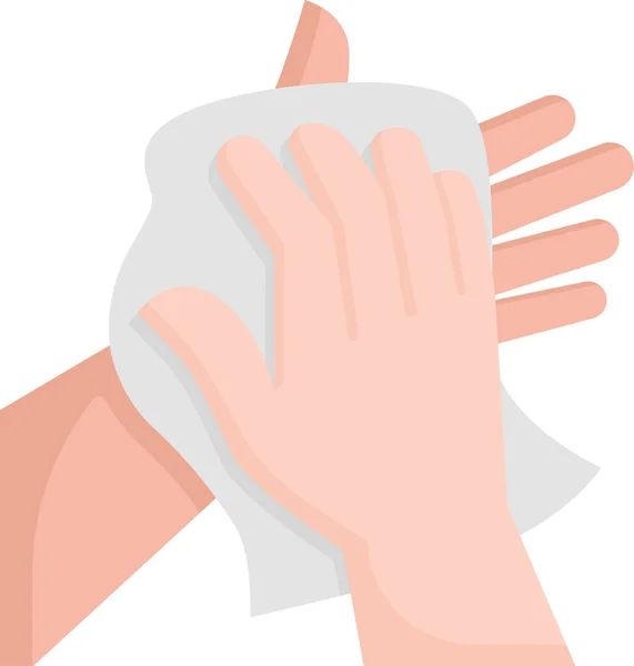 Clean Dry Hand Icon — Stock vektor