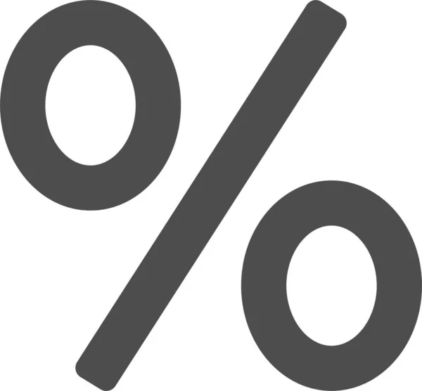 Percent Sign Web Icon Simple Design —  Vetores de Stock