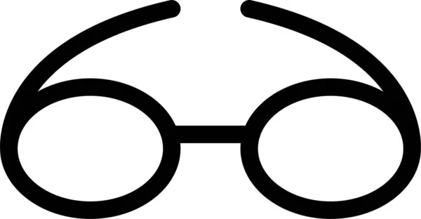 Óculos Óculos Óculos Ícone Estilo Esboço — Vetor de Stock