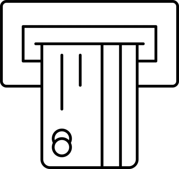 Bankkártyás Hitelkártya Ikon Vállalatirányítási Kategóriában — Stock Vector