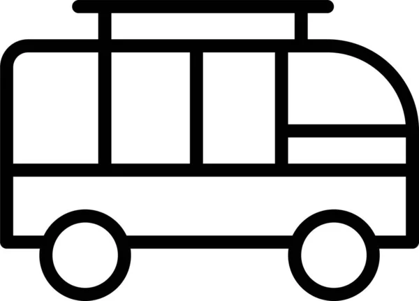 Иконка Путешествий Автомобильном Транспорте — стоковый вектор