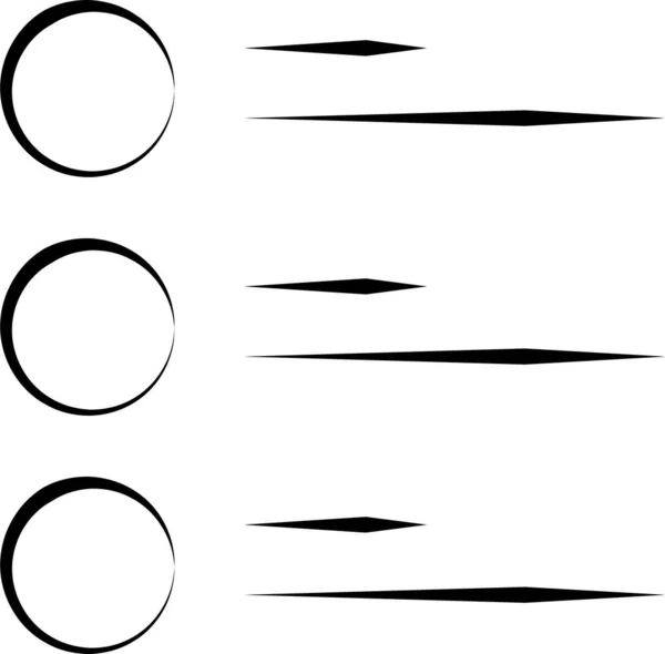 Kogel Kogels Items Pictogram Handgetrokken Stijl — Stockvector