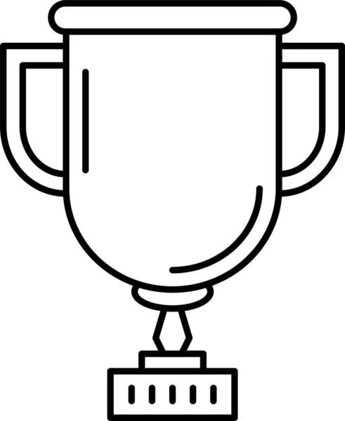 Award Champion Cup Icon Outline Style — Stock Vector