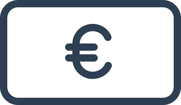 Banknote Cash Cashout Icon Outline Style —  Vetores de Stock