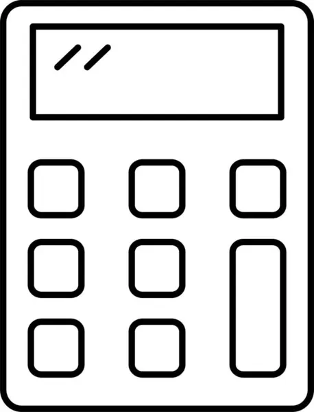会计计算器财务图标 — 图库矢量图片
