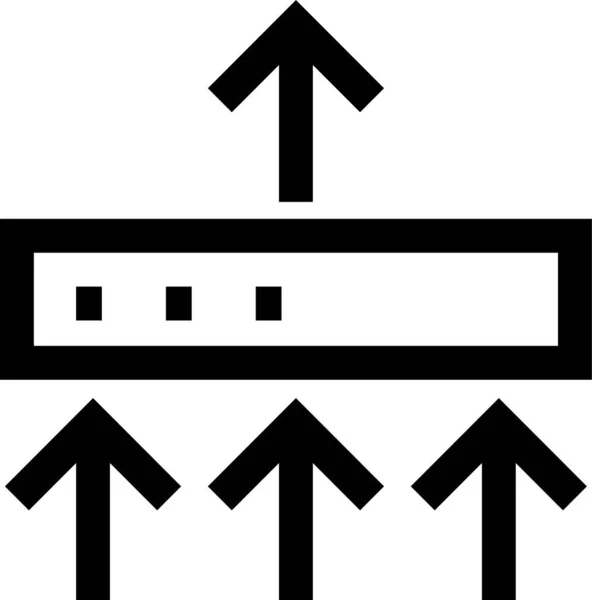 Device Modem Router Icon Outline Style —  Vetores de Stock