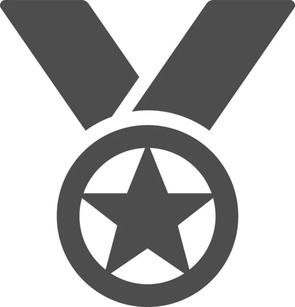Premio Medalla Vector Icono — Archivo Imágenes Vectoriales