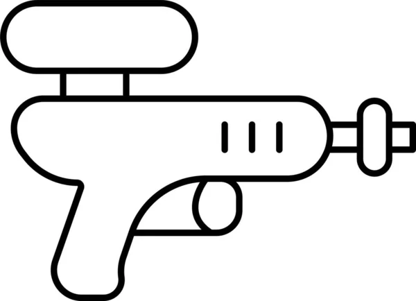 Blaster Όπλο Κενό Εικονίδιο Στην Κατηγορία Χώρο Αλλοδαπών — Διανυσματικό Αρχείο