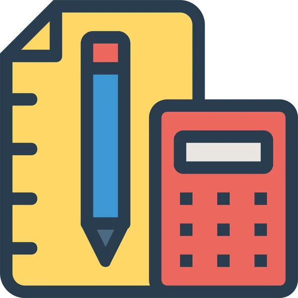 Account Accountant Audit Icon Filled Outline Style — Vetor de Stock