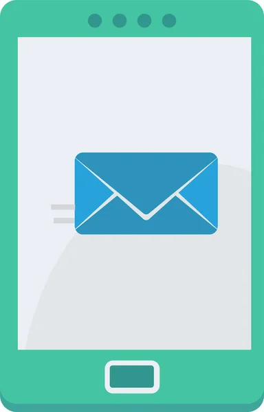 Email Mail Message Icon Flat Style — Stock Vector