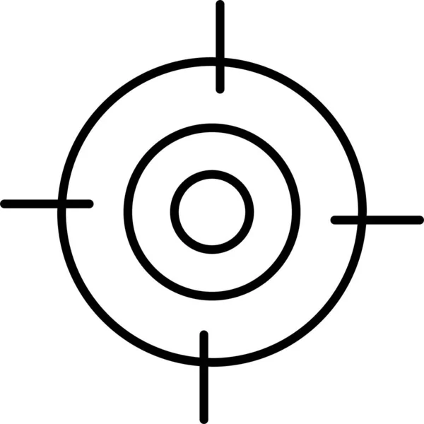 Значок Цільової Цілі — стоковий вектор
