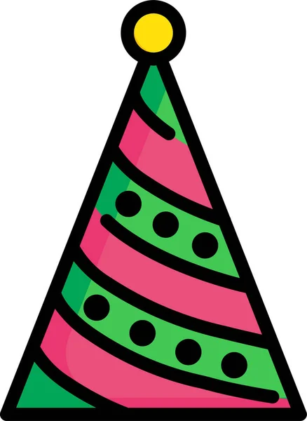 Birthday Celebration Event Icon — Stock Vector