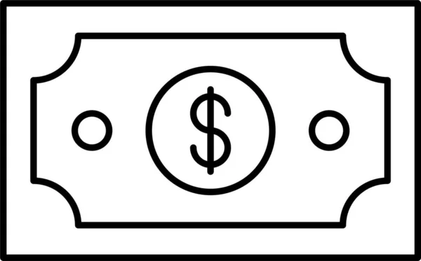 Cash Finance Money Icon — Stock Vector