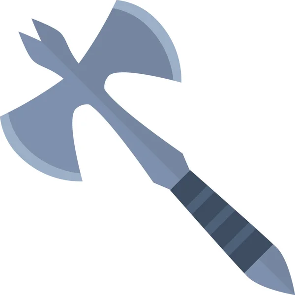 Axe Blade Hatchet Icon Flat Style — 图库矢量图片