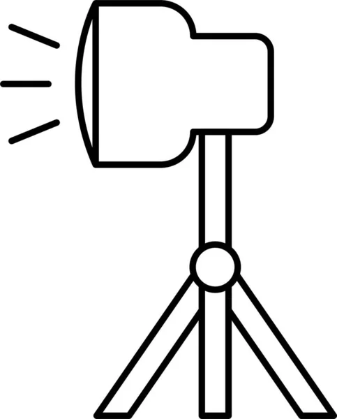 Икона Света Кинофильма Категории Кино Видео — стоковый вектор