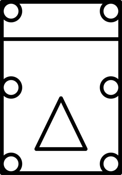 Ballspiel Gamepad Symbol Umrissstil — Stockvektor