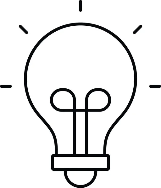 Creative Idea Innovation Icon Outline Style — Stock Vector