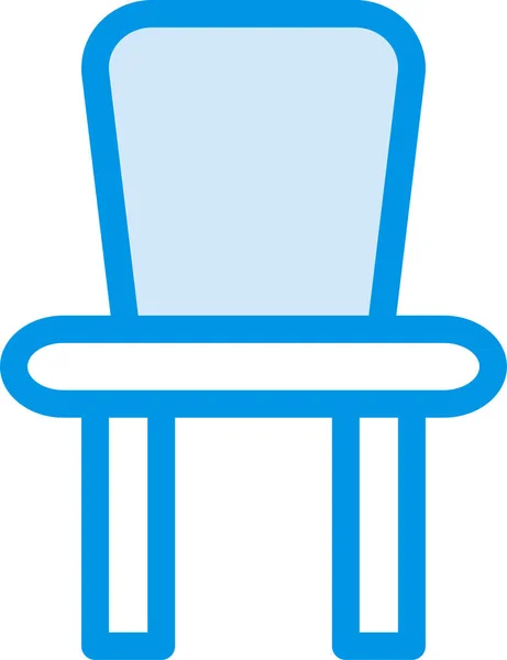 Chair Doctor Furniture Icon Filled Outline Style — Stock vektor