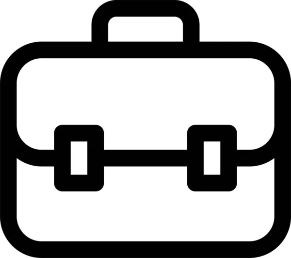 Bag Briefcase Portfolio Icon Business Management Category — Stock vektor